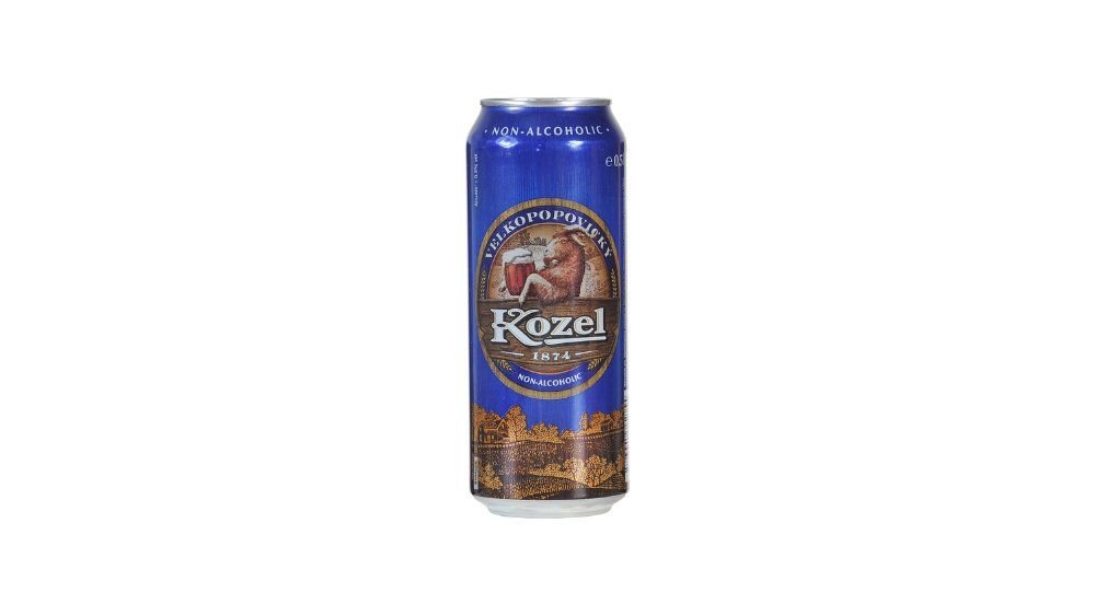Kozel bezalkoholno pivo limenka 0,5 l