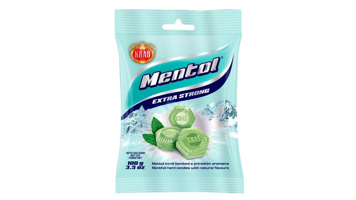 Kraš Bomboni Mentol Extra Strong 100 g