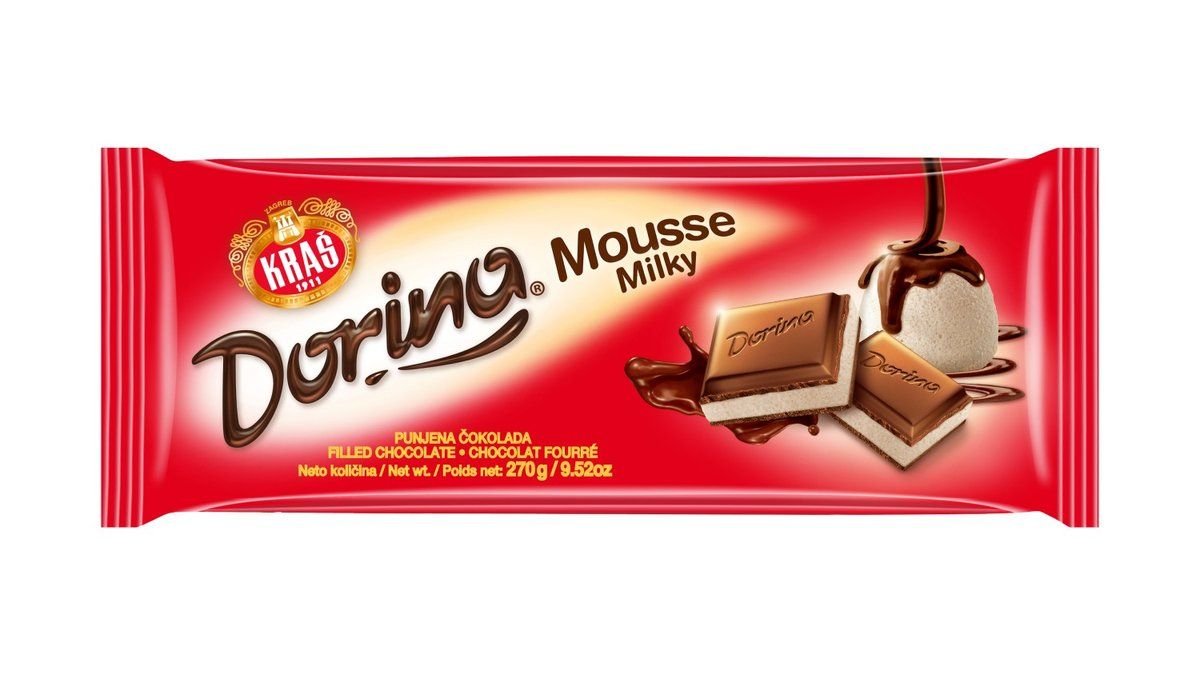Kraš dorina čokolada milky mousse 270 g