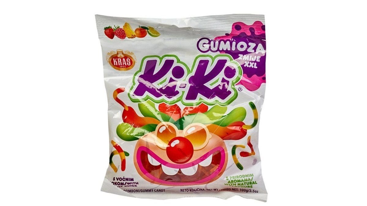 Kraš ki ki gumeni bomboni gumioza zmije xxl 100 g