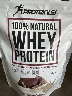 NATURAL WHEY POTEIN CHOCO 400g PROTEIN.S