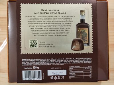 PRALINE KRAŠ ANTIQUE PELINKOVAC 158g