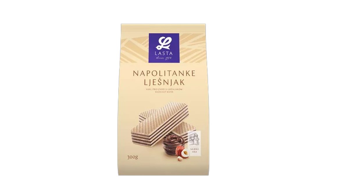 Lasta napolitanke lješnjak 300 g