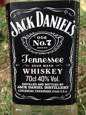 Jack Daniels Tennessee Whiskey, 40%