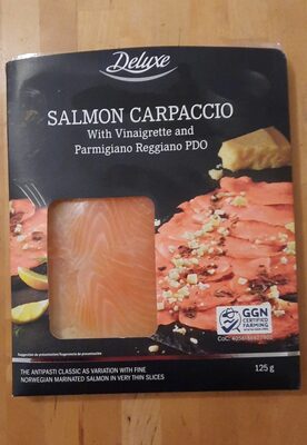 Carpaccio od lososa s parmezanom