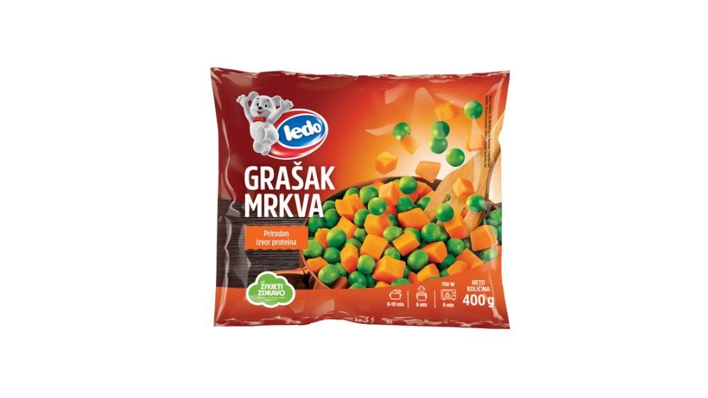 Ledo grašak-mrkva 400 g