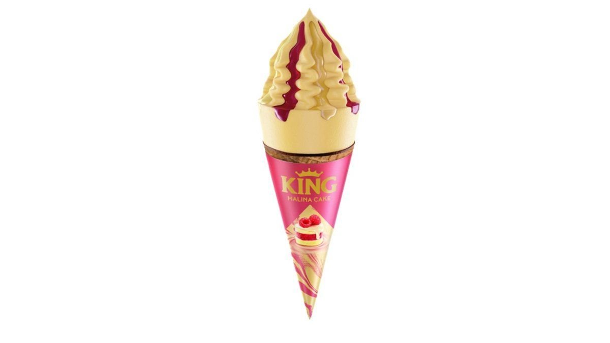 Ledo King Kornet Malina Cake 220 ml