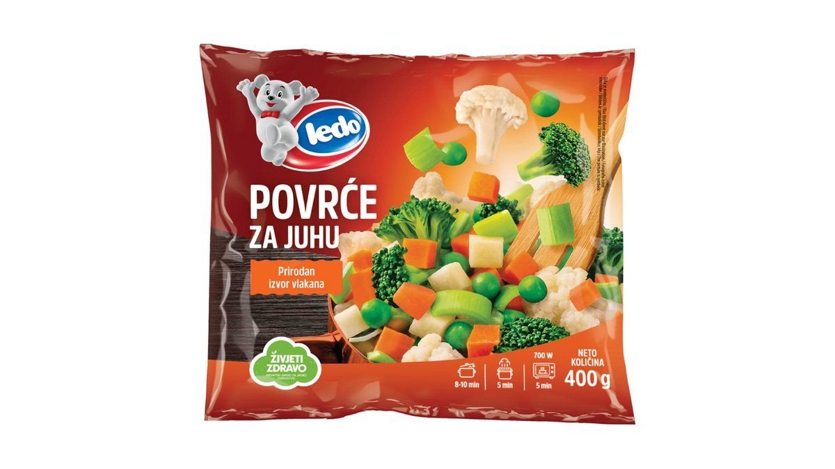 Ledo miješano povrće za juhu 400 g