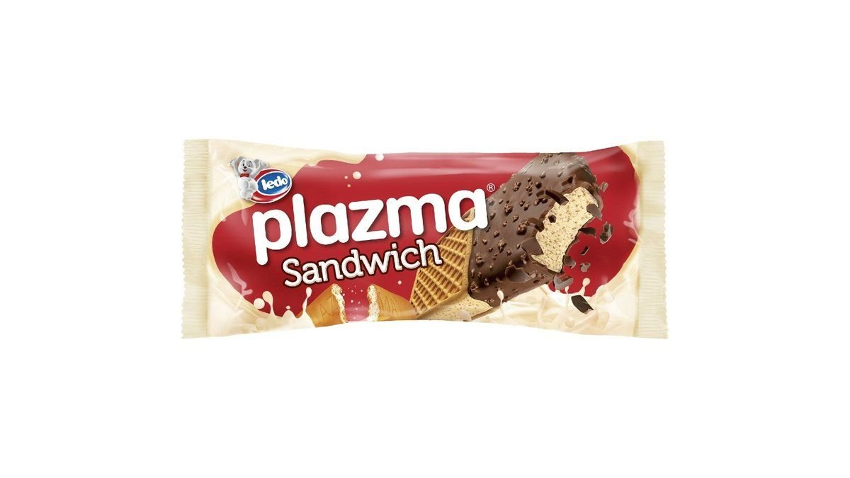 Ledo plazma sandwich sladoled 129 ml
