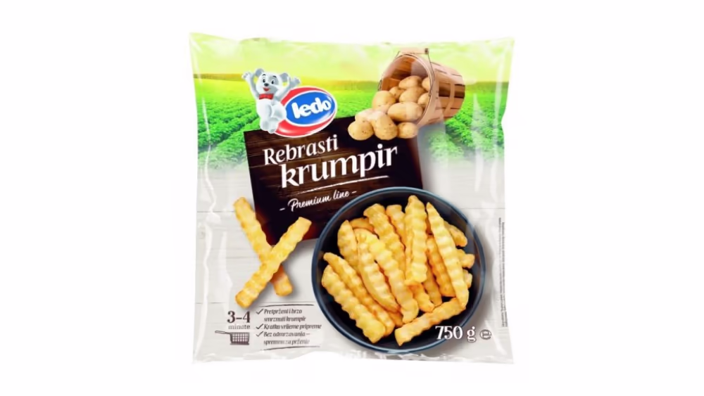 Ledo Rebrasti pommes frites 750g