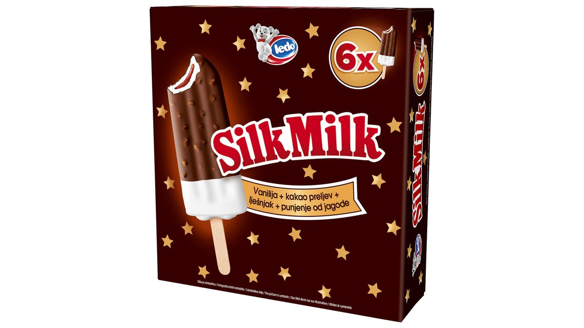 Ledo silk milk sladoled 6 komada