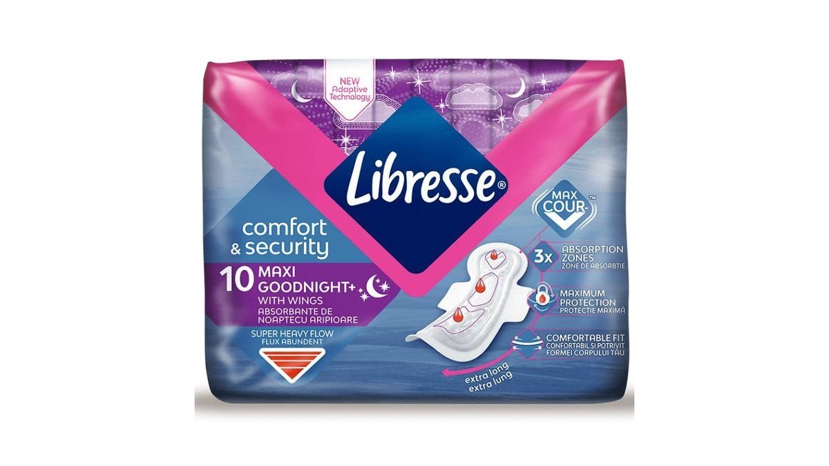 Libresse ulošci higijenske uloške maxi noćni 10 kom