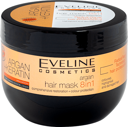 Liquid Silk maska za kosu argan+keratin 8 u 1, 300 ml