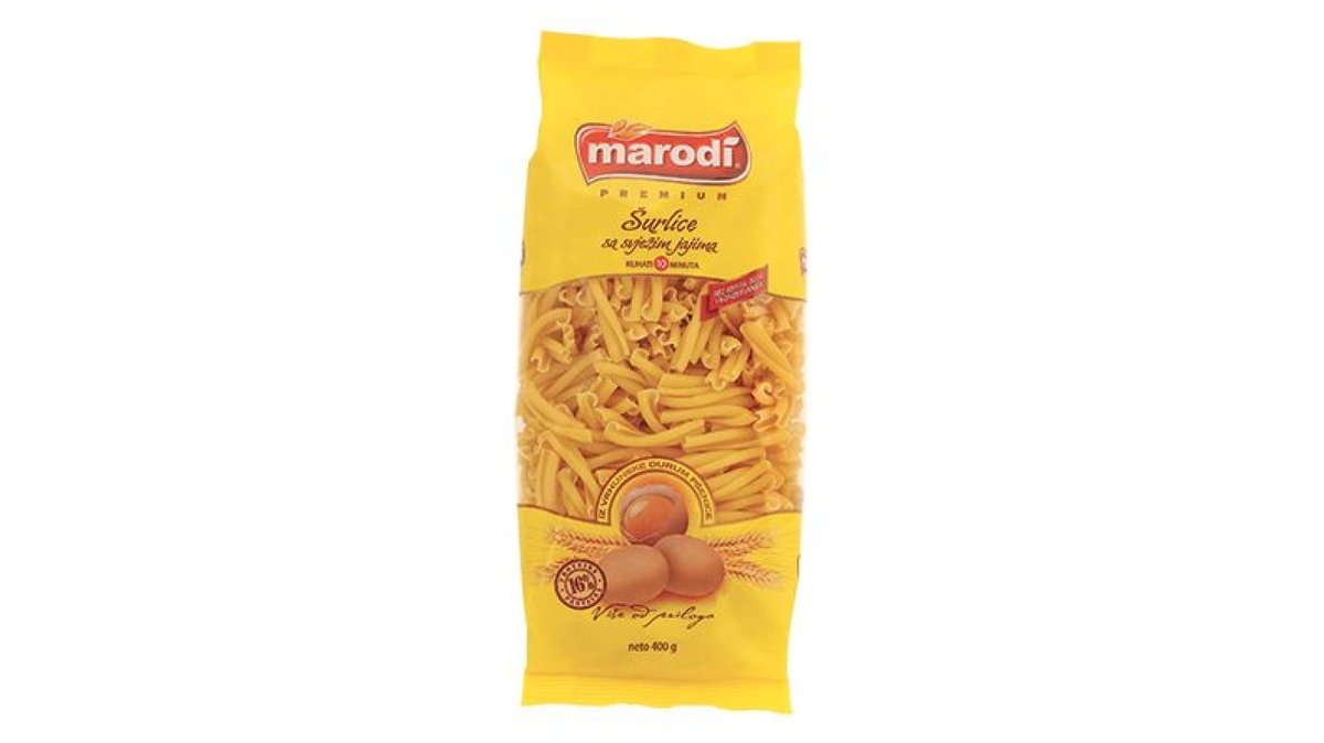 Marodi Tjestenina Šurlice Jaja 400g