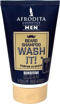 Men Beard Wash it! šampon za bradu Sensitive, 125 ml