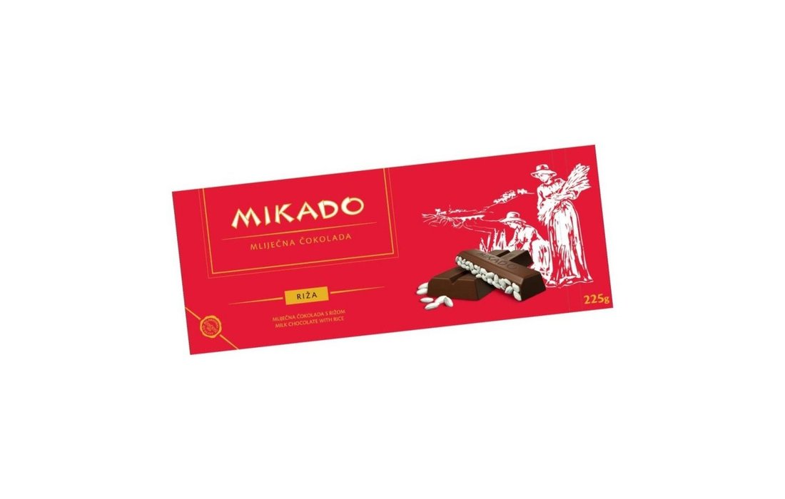 Mikado Čokolada S Rižom 225g