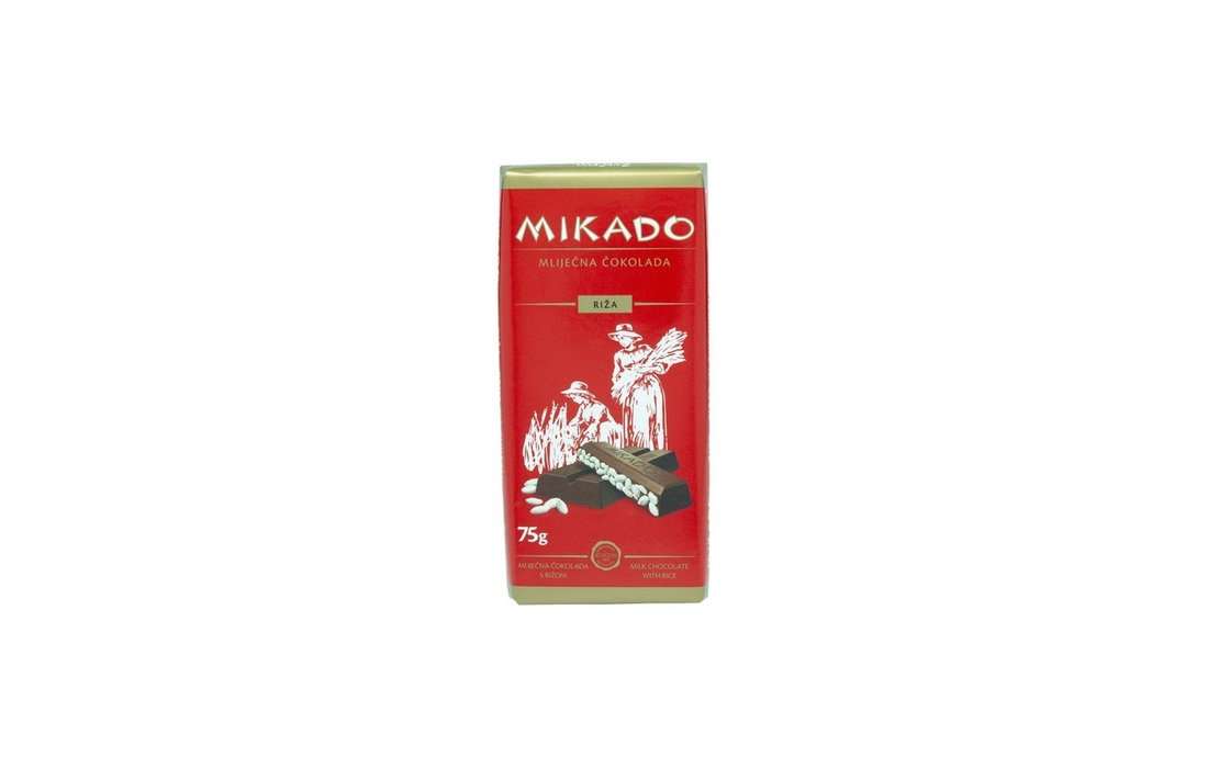 Mikado Čokolada S Rižom 75g