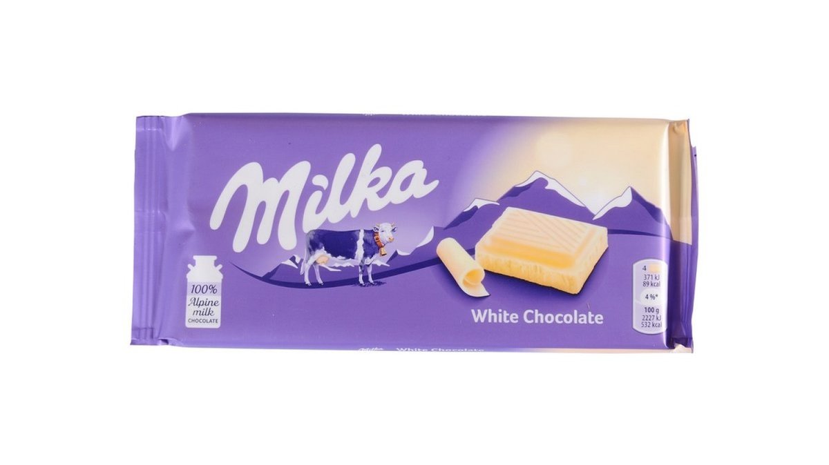 Milka čokolada bijela 100g