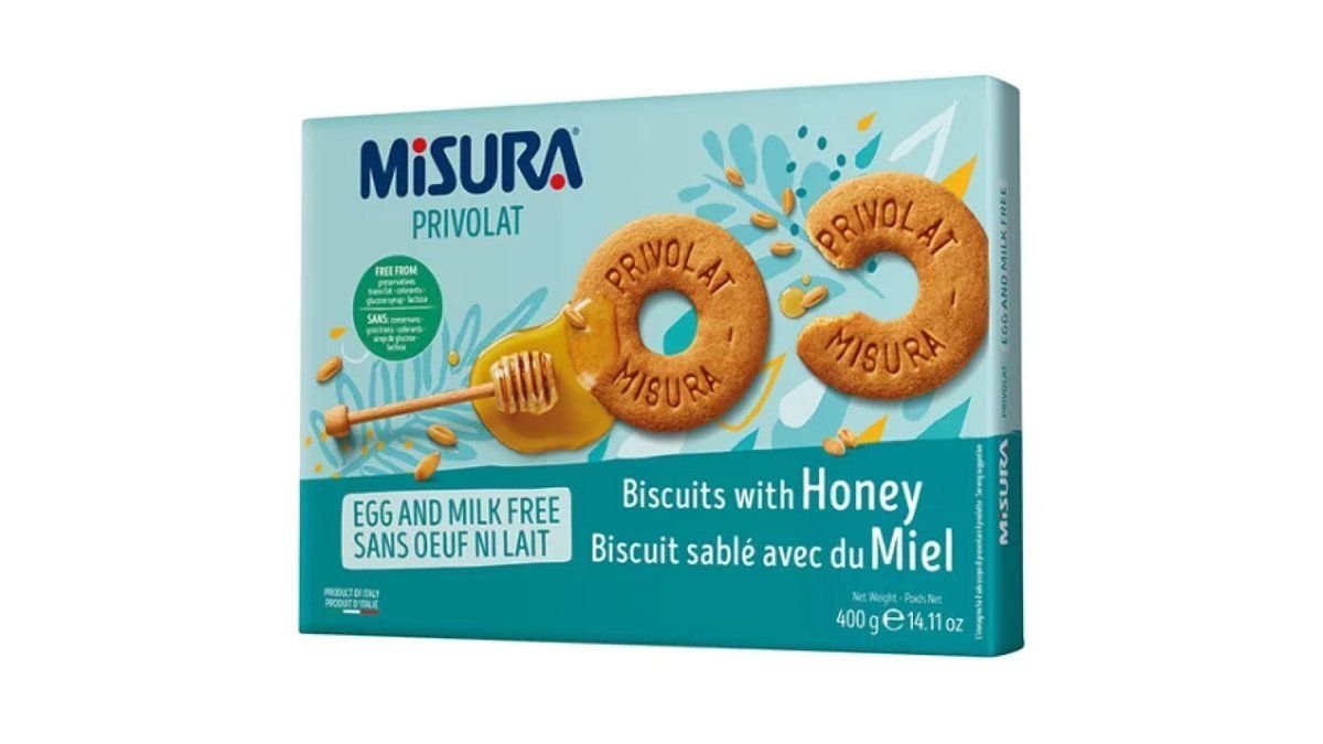 Misura Keksi s medom bez mlijeka i jaja 400 g
