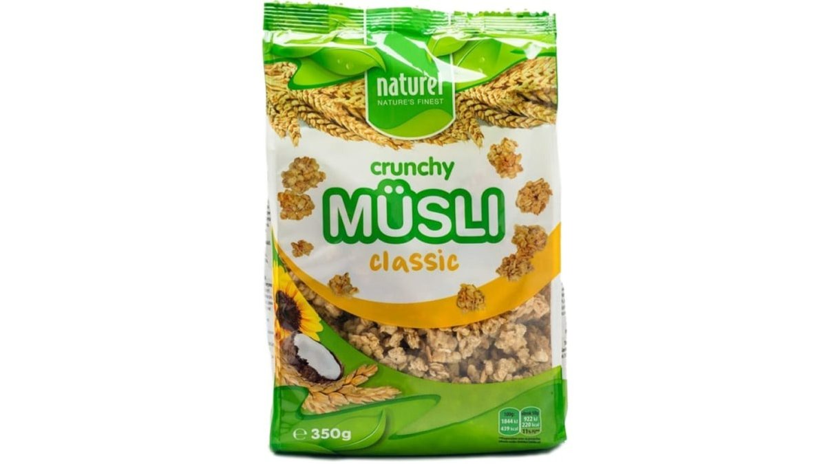 Muesli crunchy classic Naturel 350g