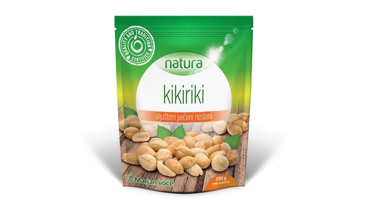Natura Kikiriki Pečeni Neslani 200g
