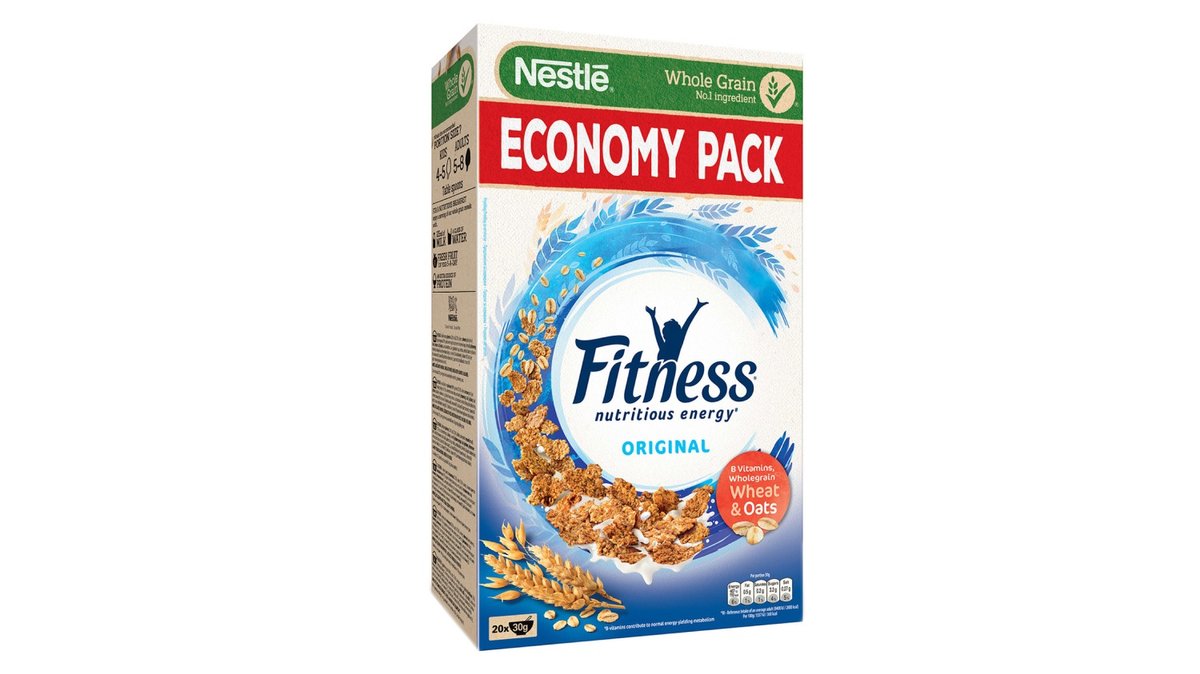 Nestlé Fitness Original Žitne pahuljice 625g