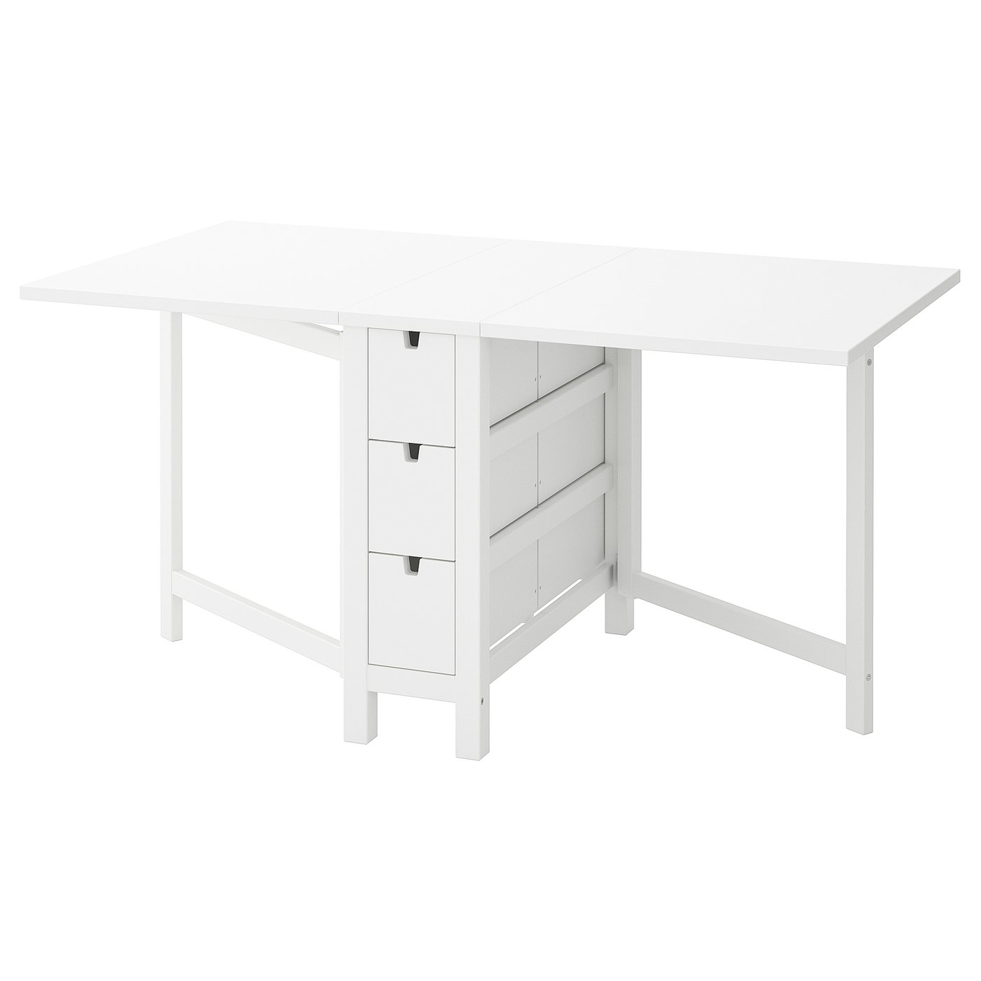 NORDEN Preklopni stol, bijela, 26/89/152x80 cm
