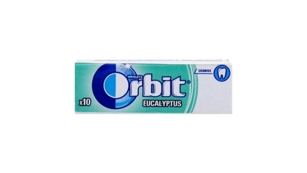 Orbit žvake dražeje eucalyptus 14 g