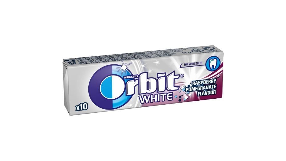 Orbit Žvake White Raspberry Pomegranate 14 g