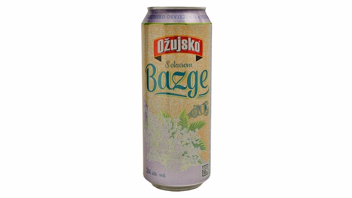 Ožujsko pivo bazga radler 0,5 l