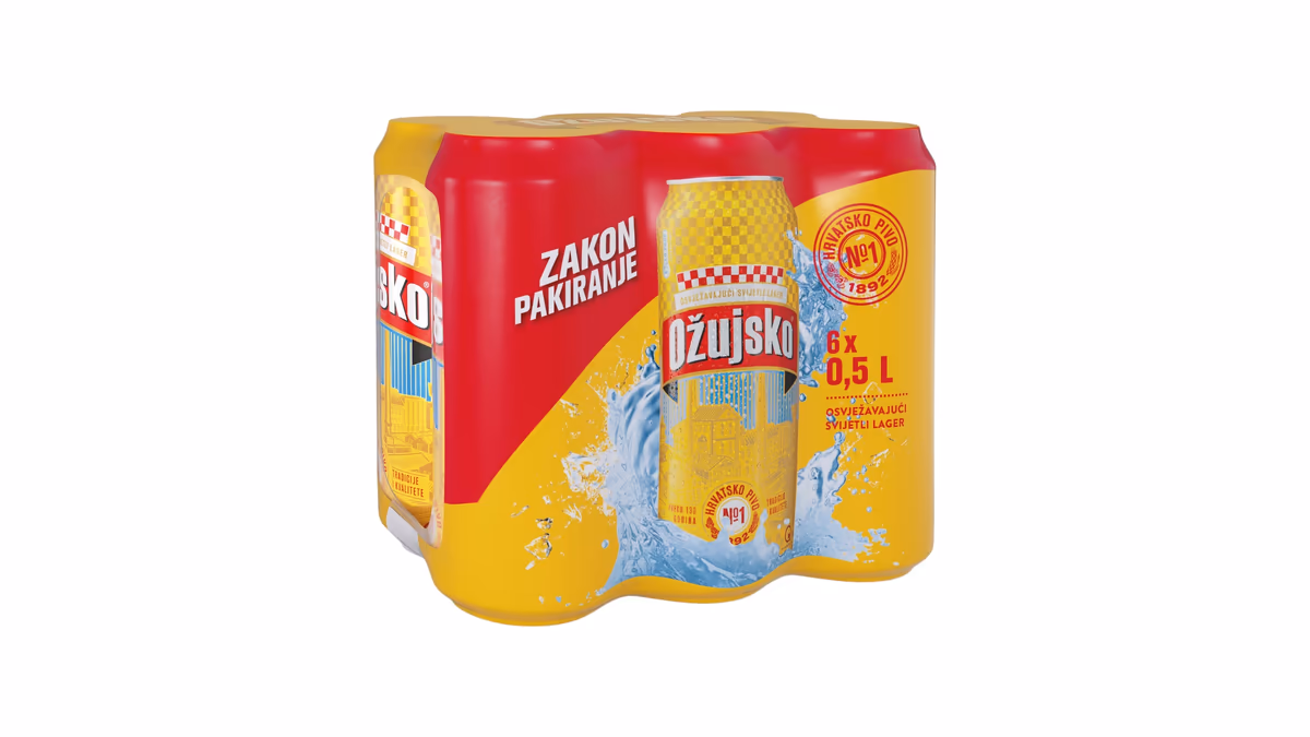 Ožujsko Pivo Limenka 6x0,5 l