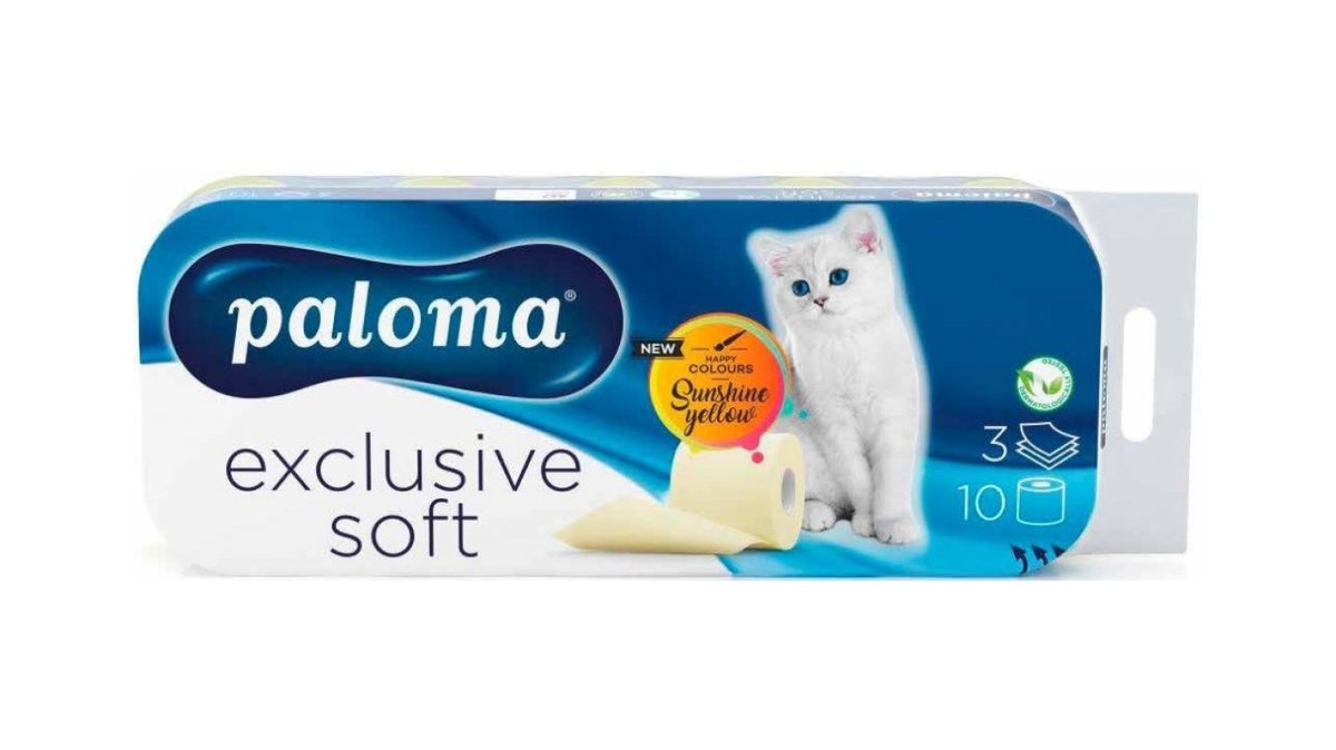 Paloma Toaletni Papir Exclusive 3Sl Žuti 10/1
