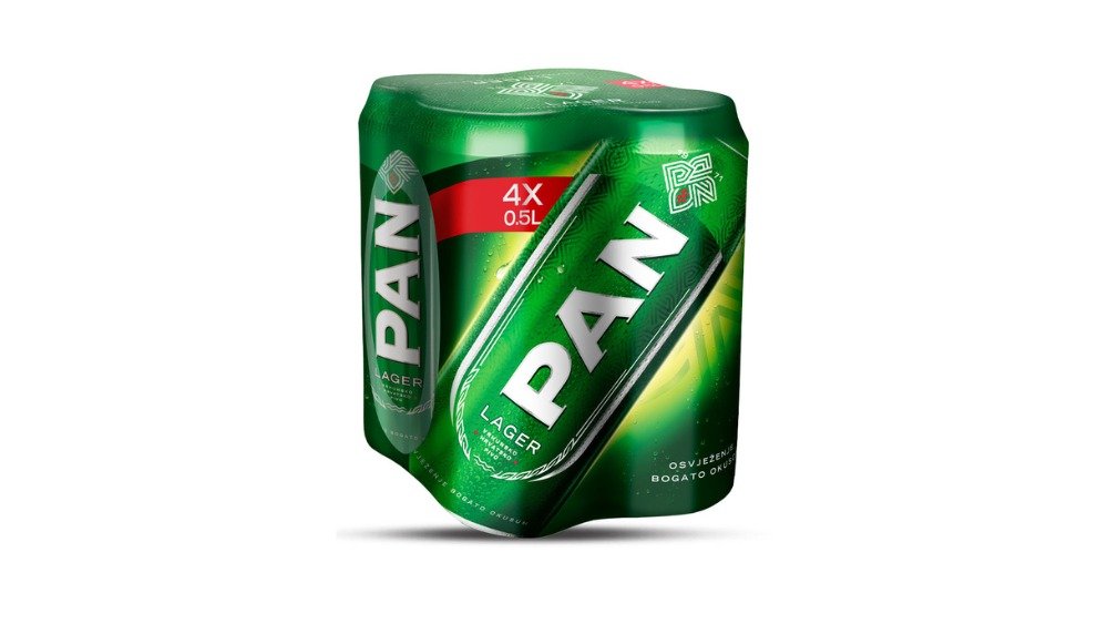 Pan Pivo Limenka 4*0,5l