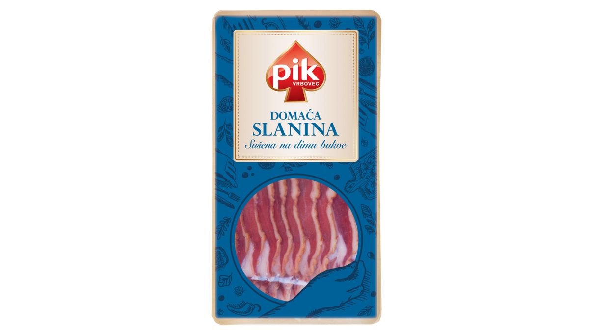 Pik domaća dimljena slanina narezak 100 g