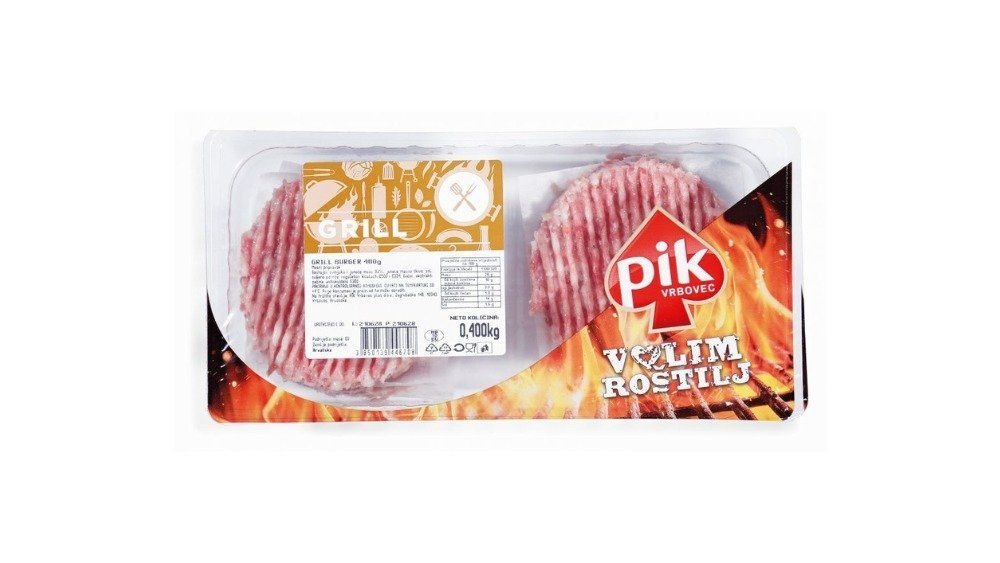Pik grill burger 400 g
