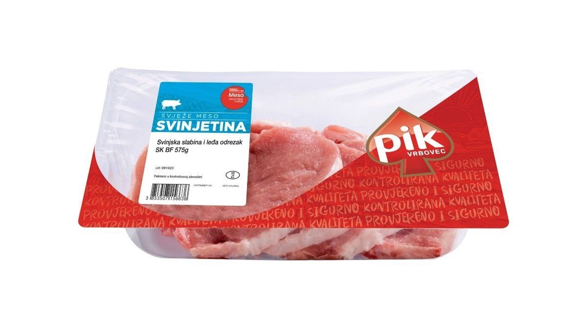 Pik svinjska slabina i leđa s kosti odrezak 575 g