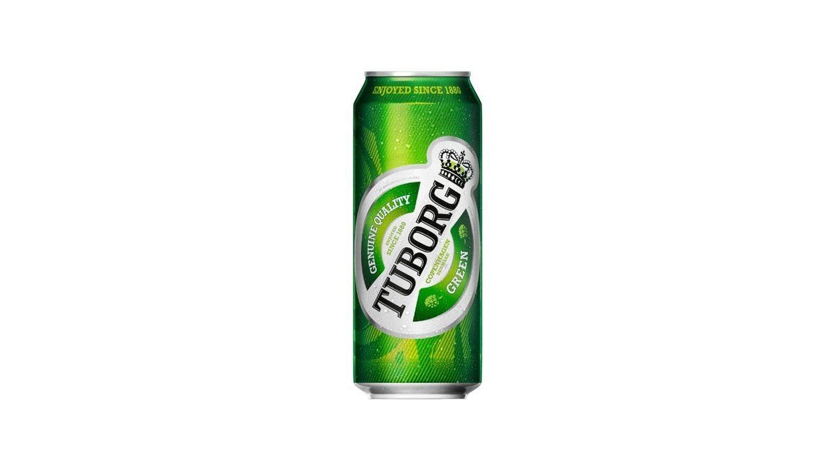 Pivo Tuborg green Limenka 0,5 l