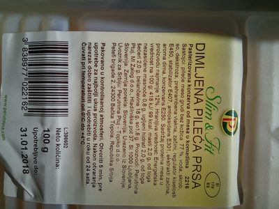 DIMLJENA PILECA PRSA NAREZAK 100 G PERUTNINA