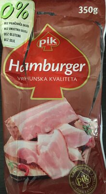 HAMBURGER 350 G VAK PIK VRBOVEC