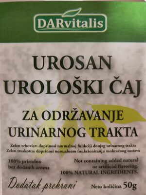 CAJ UROSAN 50 G DARVITALIS