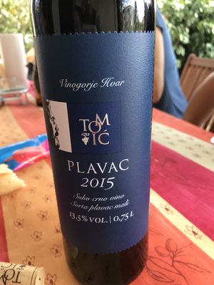 VINO TOMIC PLAVAC MALI 0,75 L