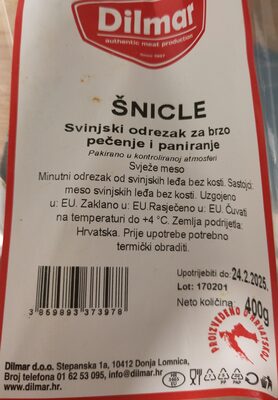 SVINJSKI ODREZAK E400 G