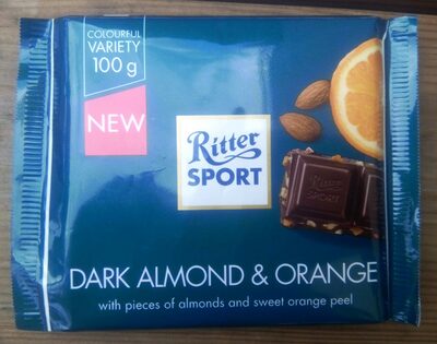 COKOLADA TAMNA BADEM/NARANCA 100 G RITTER