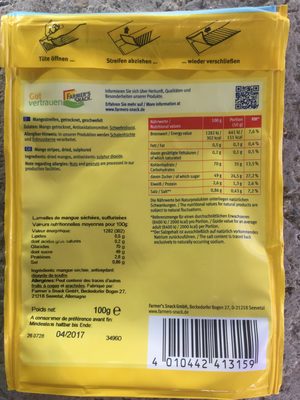 MANGO SUSENI 100 G FARMERS SNACK