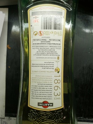 MARTINI VERMOUTH BIANCO 1 L