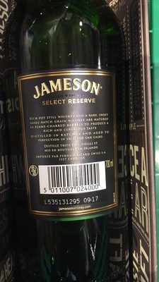 WHISKEY JAMESON BLACK BARREL 0,7 L