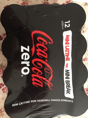 COCA COLA ZERO 12 X 0,15 L