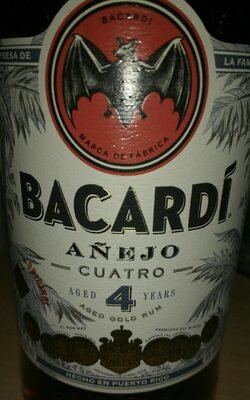 RUM BACARDI ANEJO CUATRO 40% 0,7 L