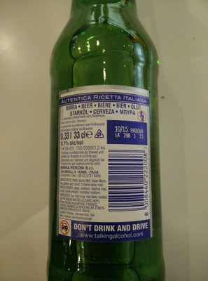 PIVO PERONI NASTRO AZZURRO 0,33 L