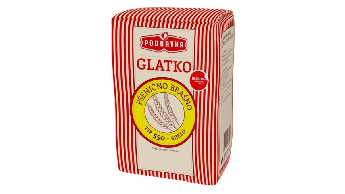 Podravka Brašno Tip-550 glatko 1 kg